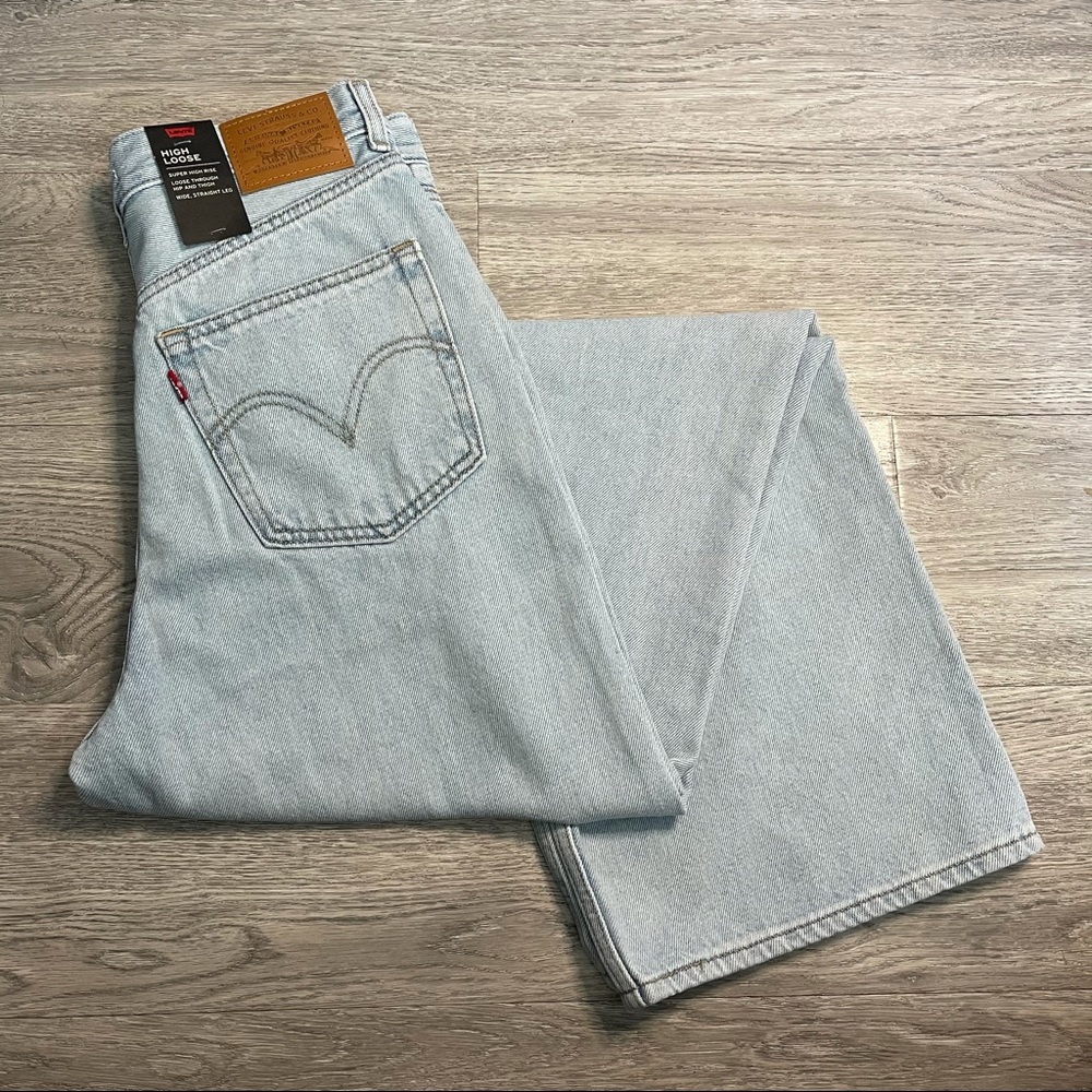 Levi's Light Blue Flare & Wide Leg Jeans